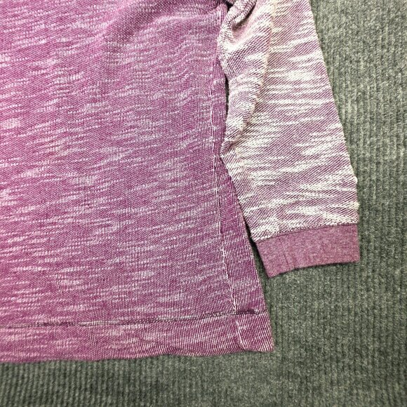 Champion Sweater Women XL Pink Purple Marled Raglan Sweatshirt Athletic Pullover - Picture 2 of 11